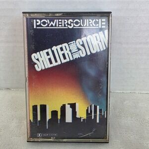 Powersource: Shelter From the Storm Cassette Tape Christian Rock Punk Rare!